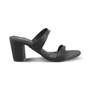 The Sofia Black Women's Casual Block Heel Sandals Tresmode